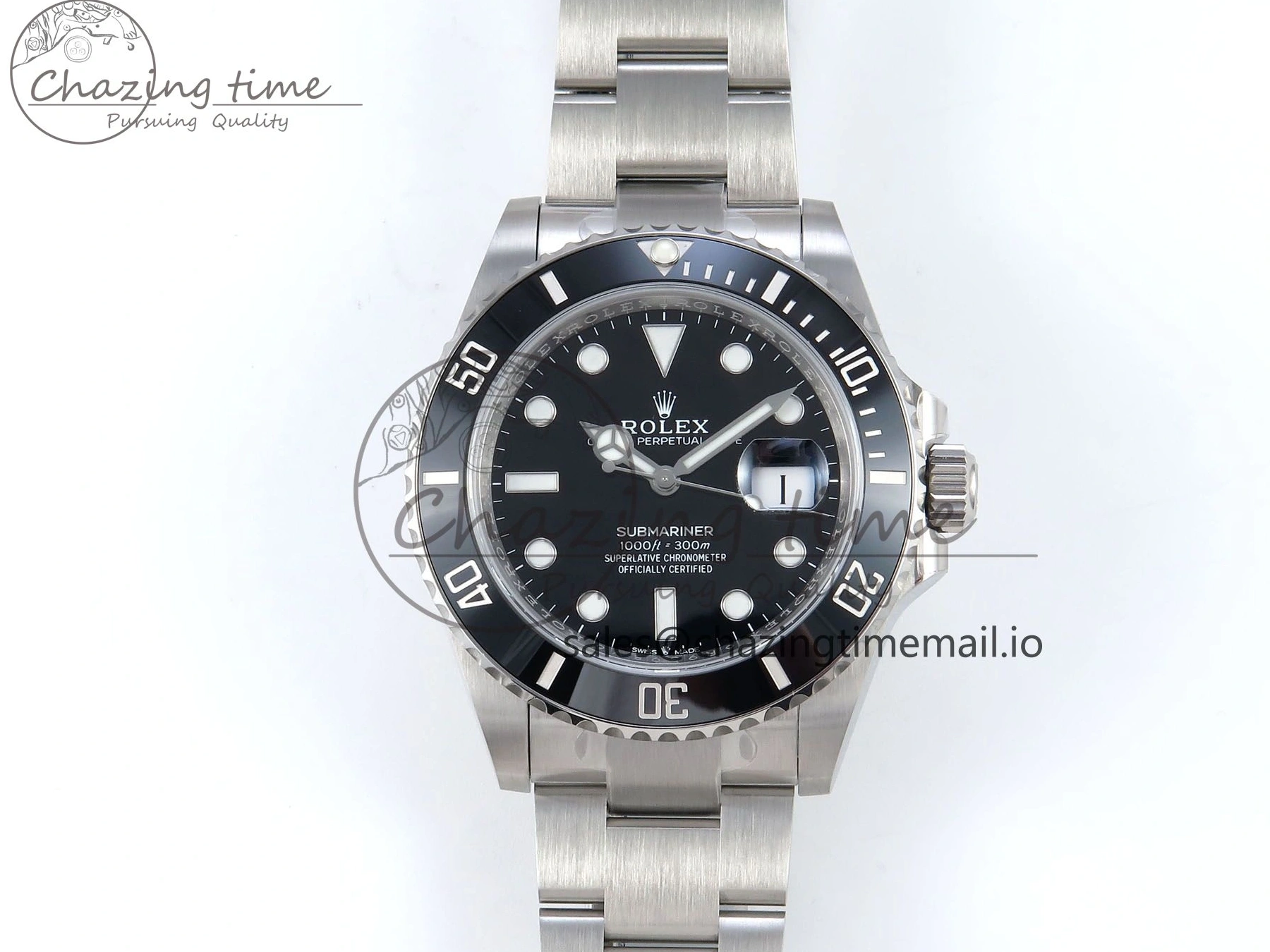 MiroTime 0410 Affordable Submariner 41mm 126610 LN SS ARF 1:1 Best Edition Steel Black Dial 904L SS Oyster Bracelet SH 362